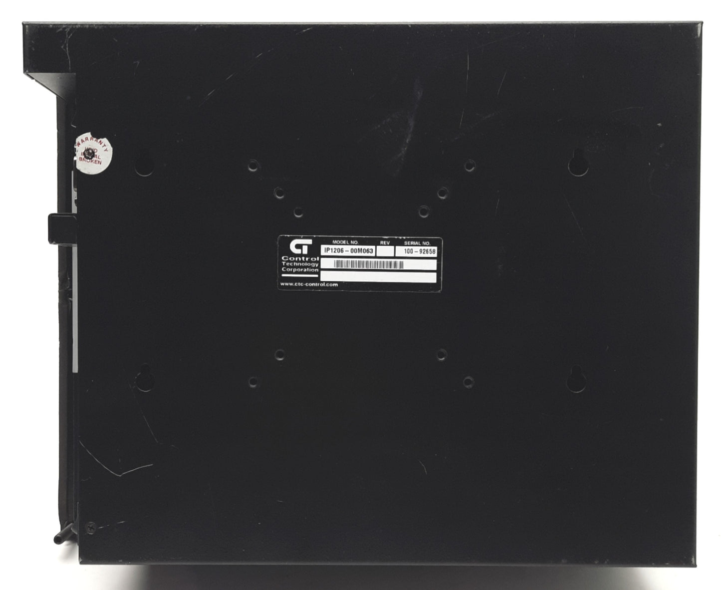 Used Control Technology IP1206-00M063 Touchpanel PC/HMI, 12.1", VIA 1GHz, CD *No HDD*