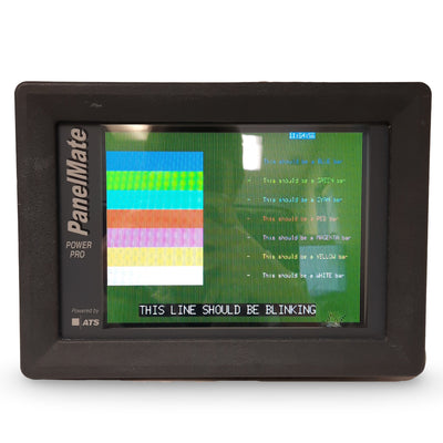 For parts or not working ATS 1785T-PMPP-1700 PanelMate Power Pro HMI, 8in Display, 24VDC *Color/Screen*