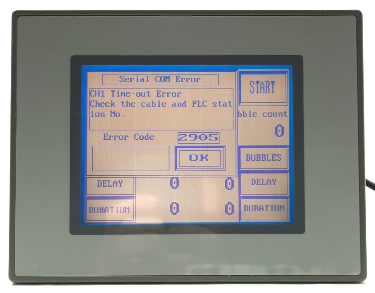 Used Automation Direct DP-M321 HMI Operator Interface Panel 5.7" Mono RS-232 24VDC