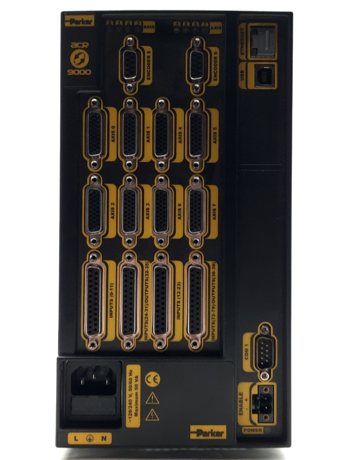 Used Parker 9000P1U8B0 ACR9000 Servo/Stepper Controller 8-Axis 2 Encoder 120/240VAC