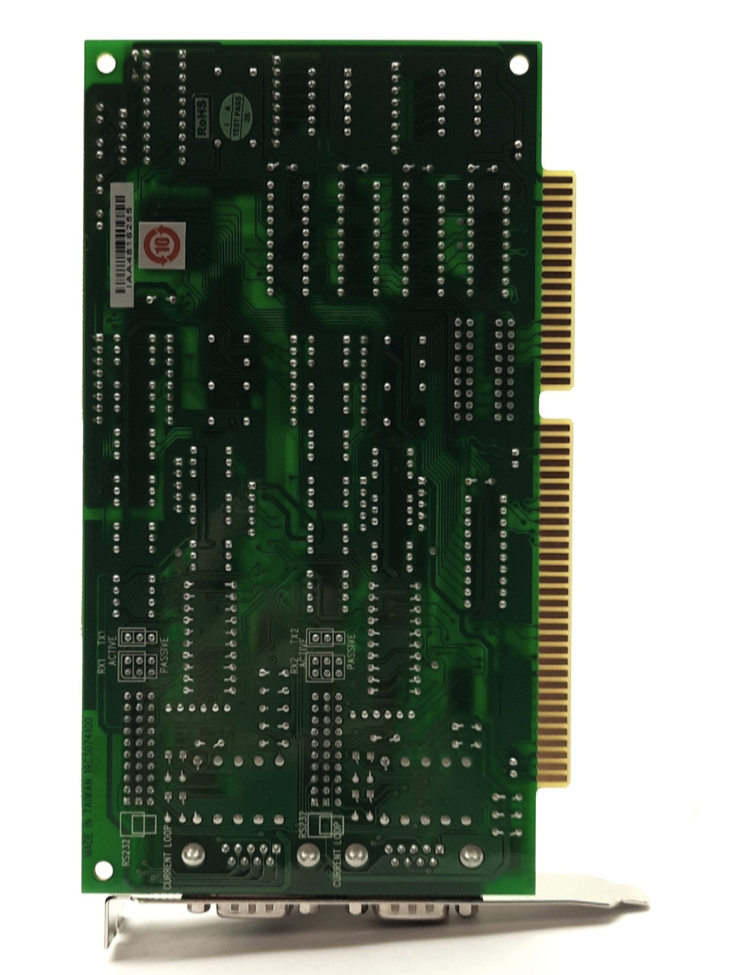 Used Advantech PCL-741 Isolated Serial Communication Card ISA 2x RS-232/Current-loop