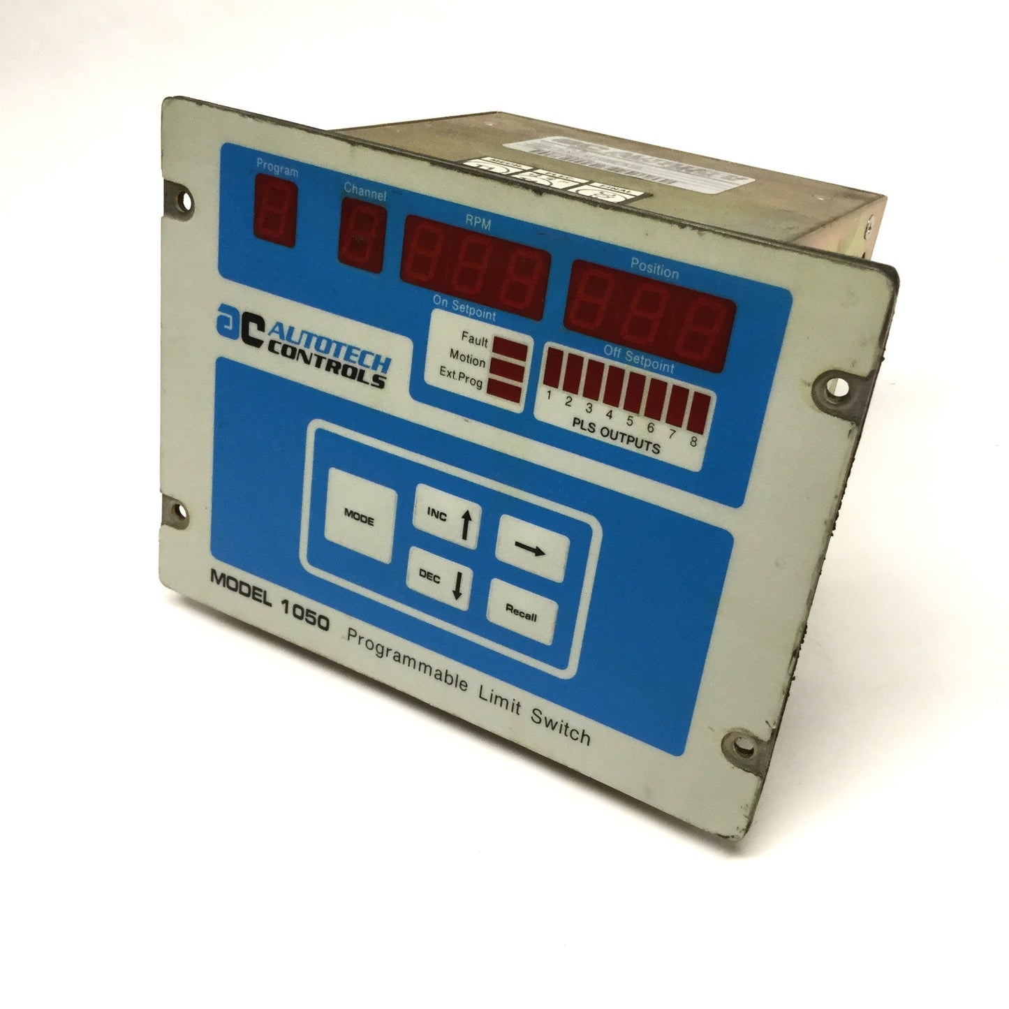 Used Autotech Controls SAC-M1050-A10 Programmable Limit Switch 8x PLS Outputs 120VAC