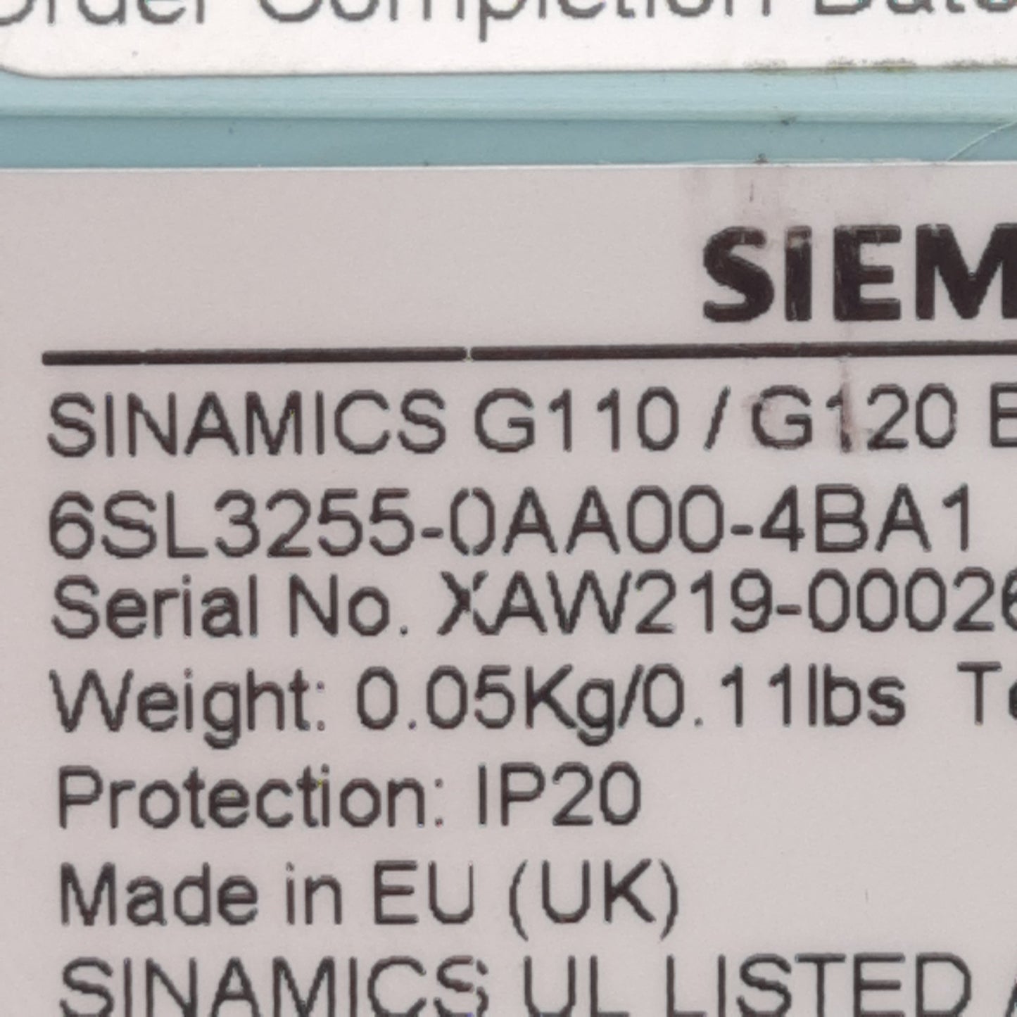 New Siemens 6SL3255-0AA00-4BA1 SINAMICS Basic Operator Panel For G110 / G120