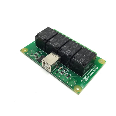 Used Phidgets 1014 PhidgetInterfaceKit 0/0/4, USB-B, 4x Relay Output SPDT 10A 125VAC