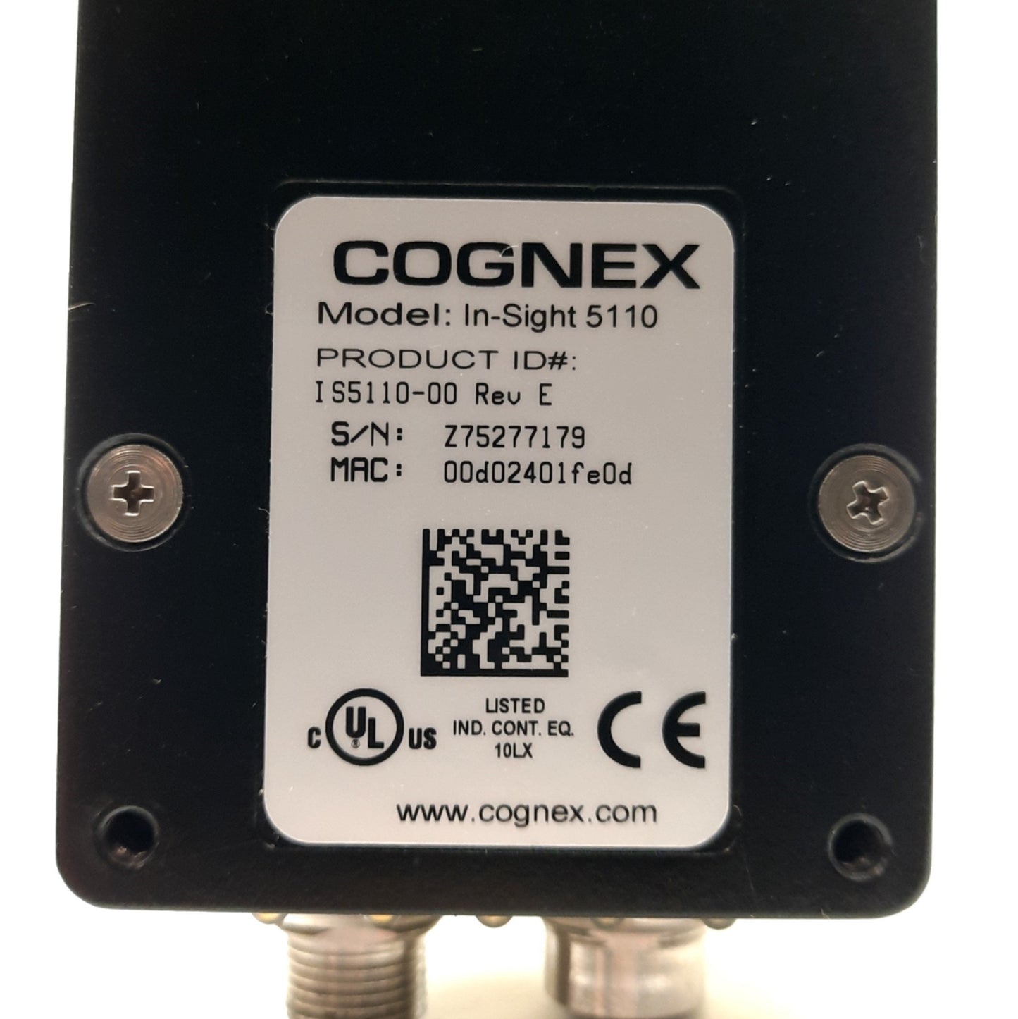 Used Cognex 800-5870-1R A Rev E In-Sight 5110 Vision System, 1/3"CCD, 640x480 @ 60FPS