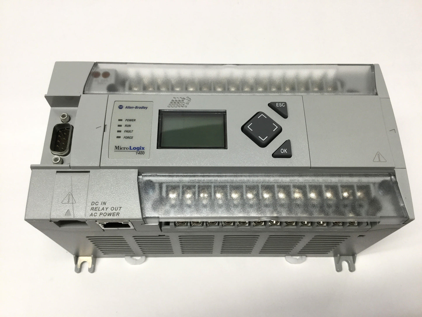 Used Allen Bradley 1766-L32BWA MicroLogix 1400 CPU Controller Ethernet/IP 120/240VAC