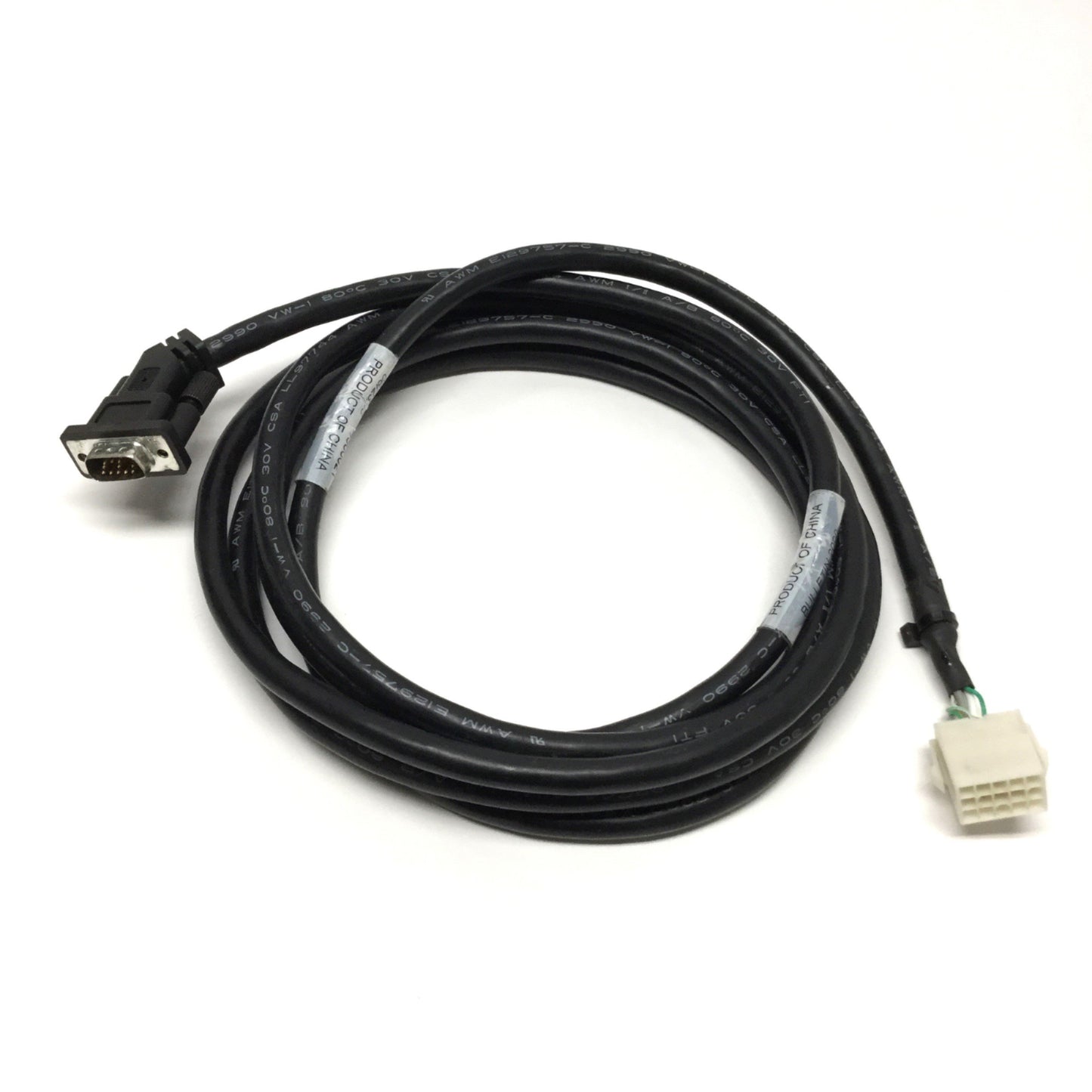 Used Allen Bradley 2090-XXNFT-S03 Kinetix Servo Motor Encoder Feedback Cable, 3m