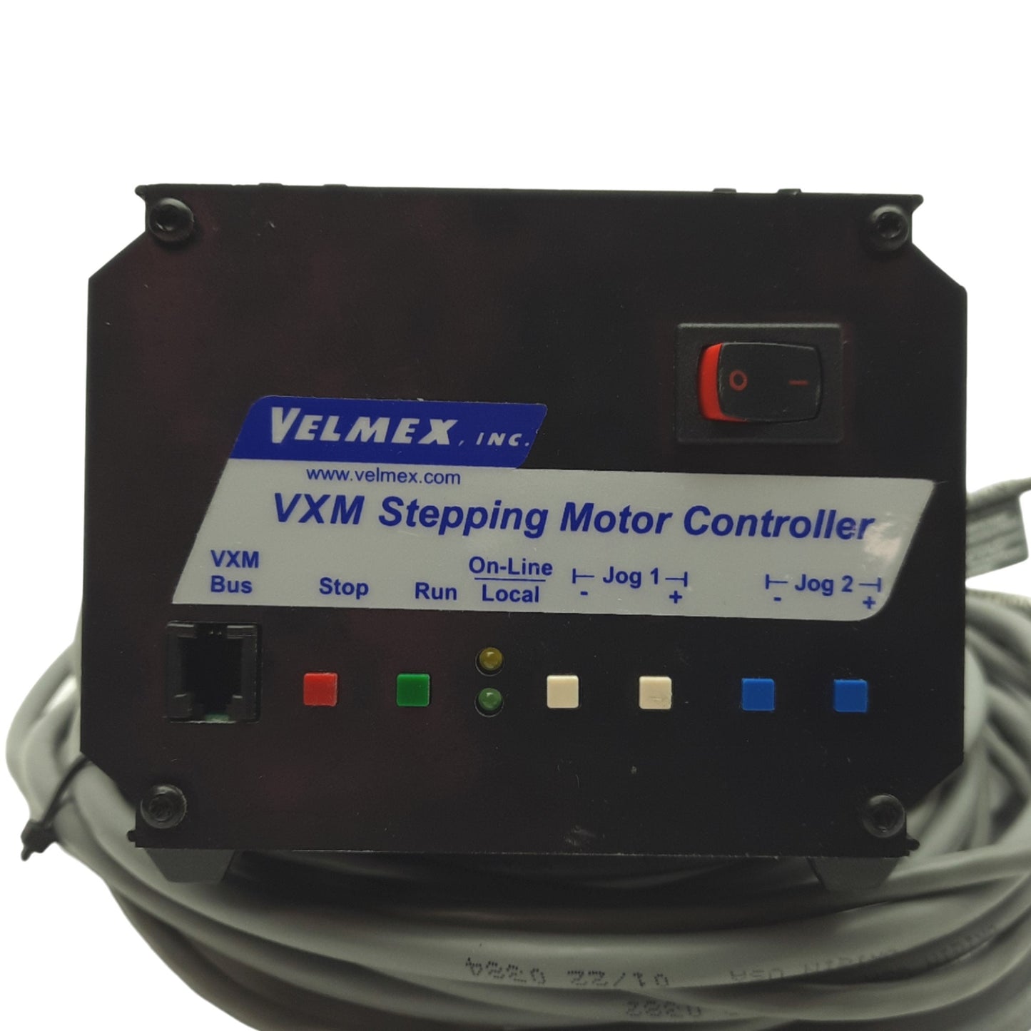 Used Velmex VXM-2 Stepping Motor Controller, Two Axis, RS-232, For 1/2 Step Motors