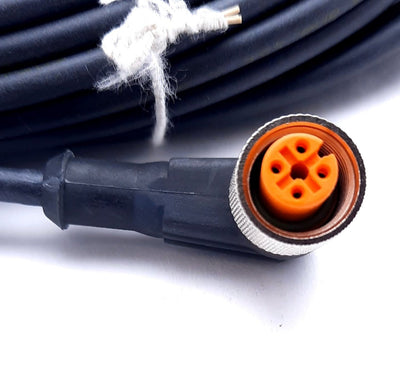 New Lumberg RKWT 4-225/10M Sensor Cable, 4-Pin M12 Right Angle Female 10m