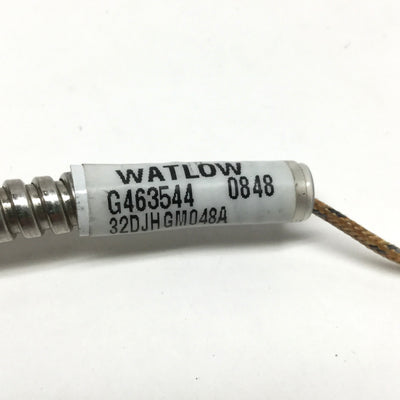 New – Open box Watlow 32DJHGM048A 90° Rigid Sheath Bayonet Thermocouple, Type J, 6" x Ø3/16"