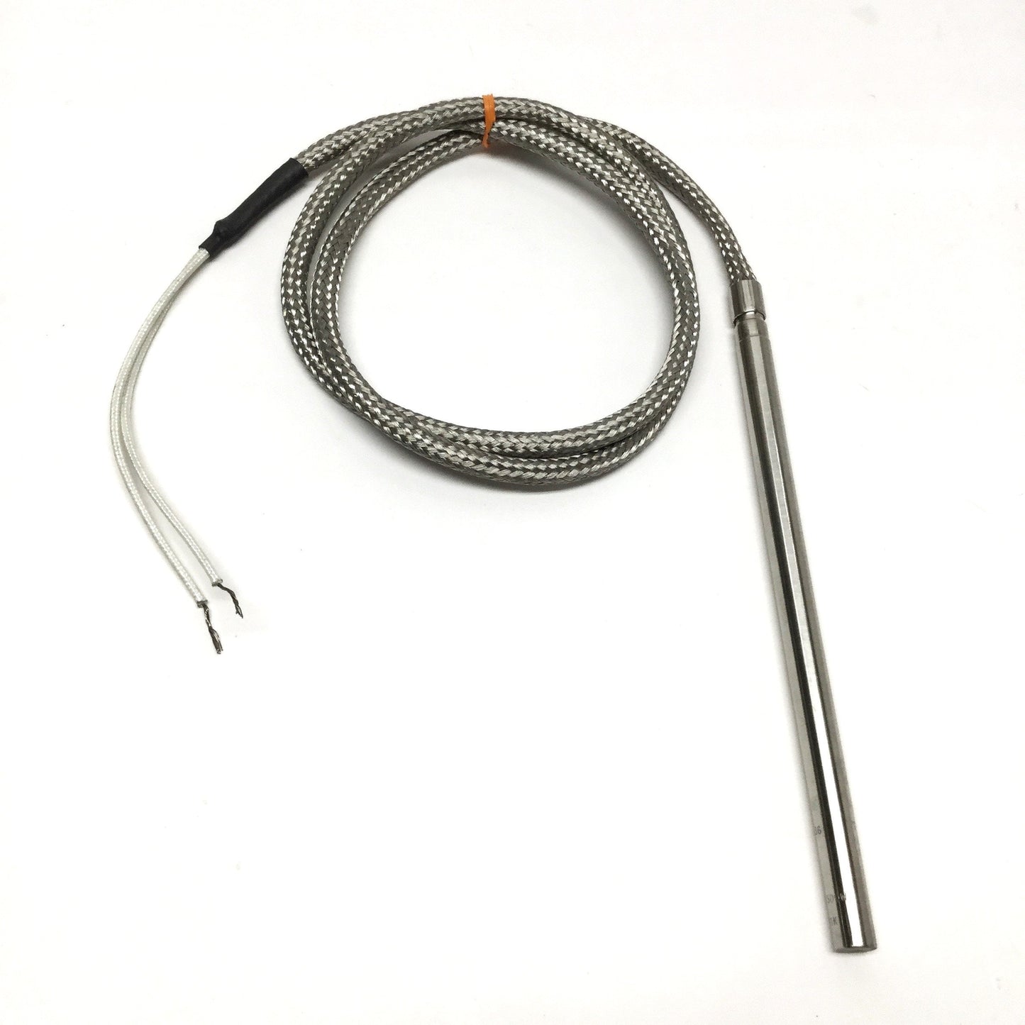 New – Open box Entherm TD37065B Swaged Cartridge Heater, Braided SS, Ø3/8" x 6.5", 240V 500W