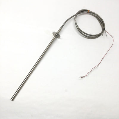 New – Open box Entherm HR37136A Cartridge Heater, SS Hose, Ø3/8" x 13.6" 240V 1250W w/Type J TC