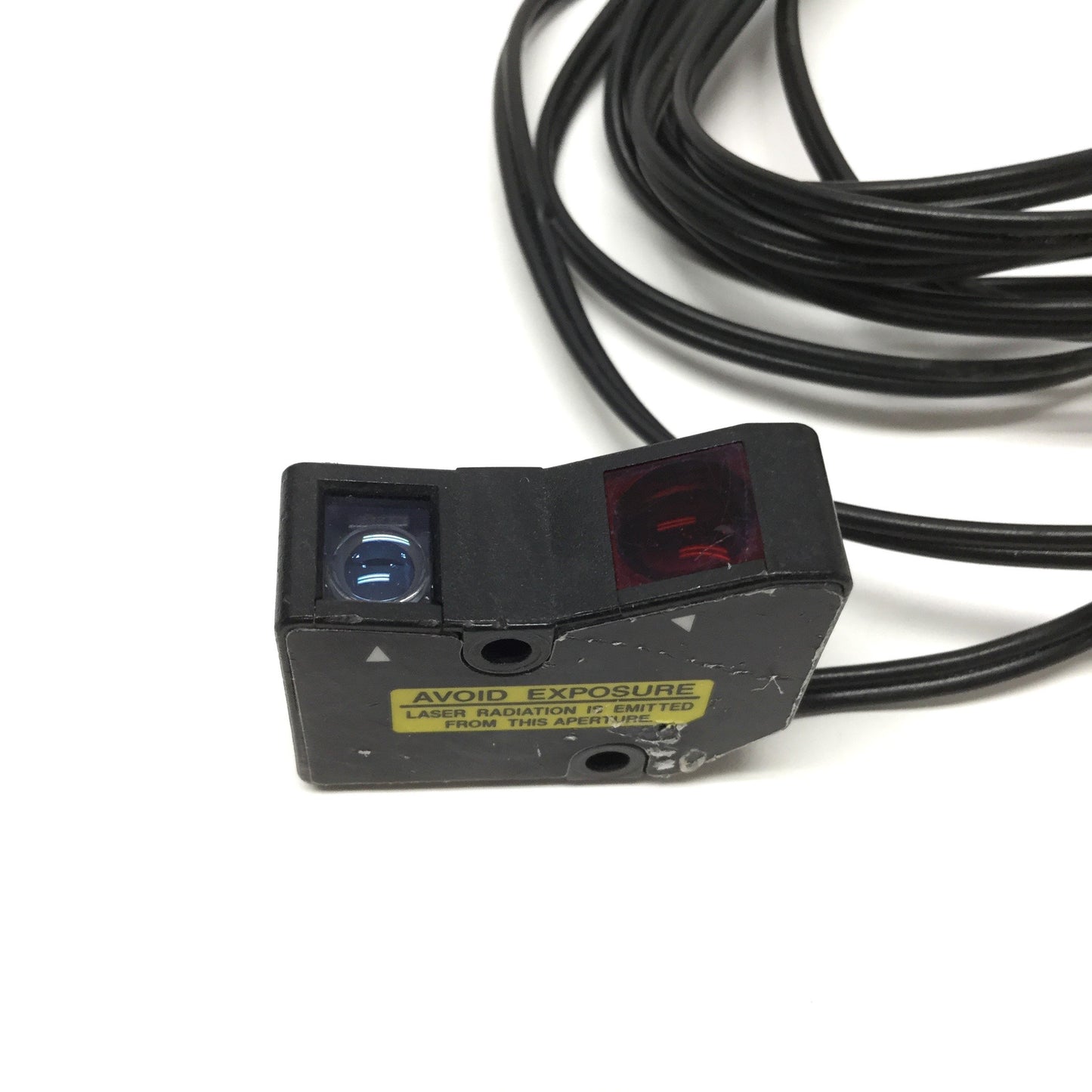 Used Keyence LV-H37 Digital Laser Sensor Head, Reflective, 70mm, 660nm Wavelength