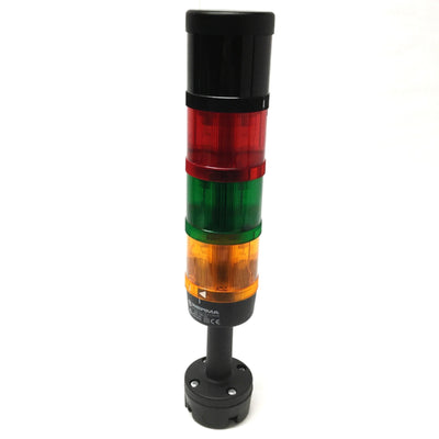 Used Werma 840.080.00 KombiSIGN Signal Tower Stacklight 24V Red, Green, Amber, 24"