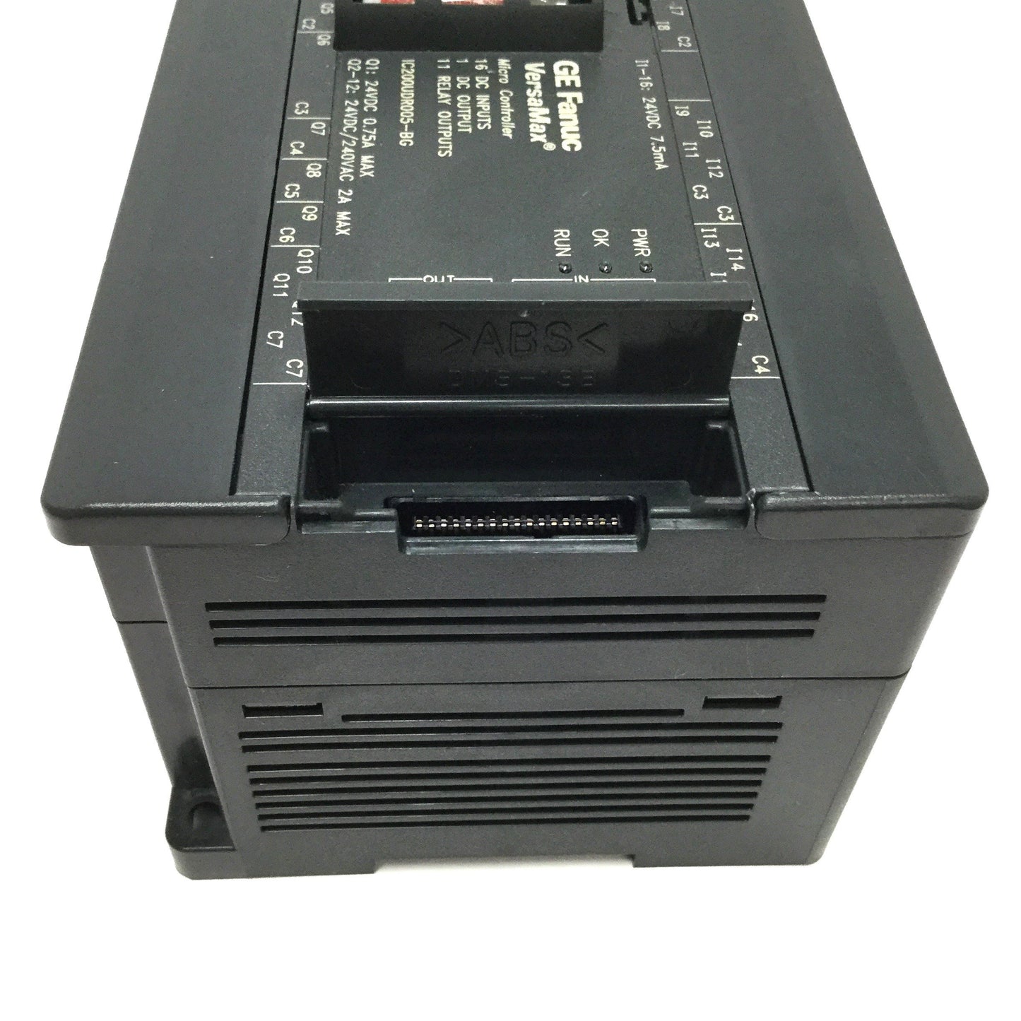 Used GE Fanuc IC200UDR005-BG VersaMax Micro PLC Controller 100-240VAC, 24VDC/Relay