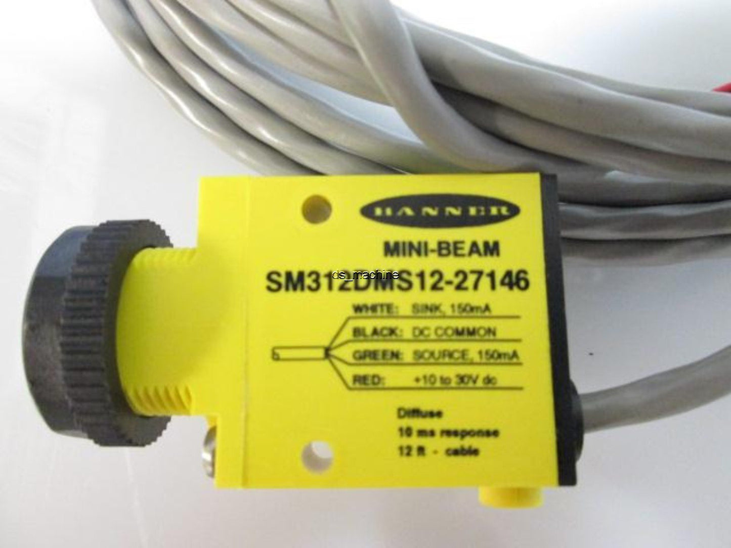 Used Banner SM312DMS12-27146 Mini Beam Sensor