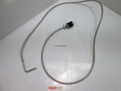 Used Watlow 22DJFGH58D Rigid Sheath Tube Thermocouple 58"