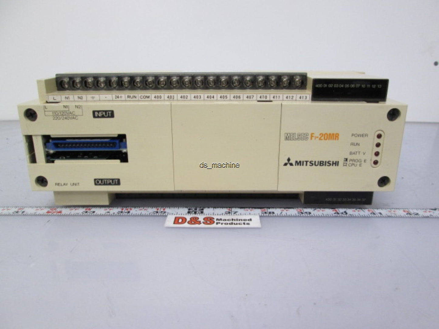 Used Mitsubishi F1-20MR-UL PLC Unit 120/240VAC 14 Input 8 Output