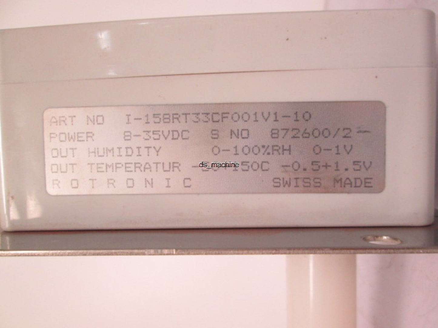 For Parts Rotronic Series I-100 Humidity and Tempreature Sensor *FOR PARTS*