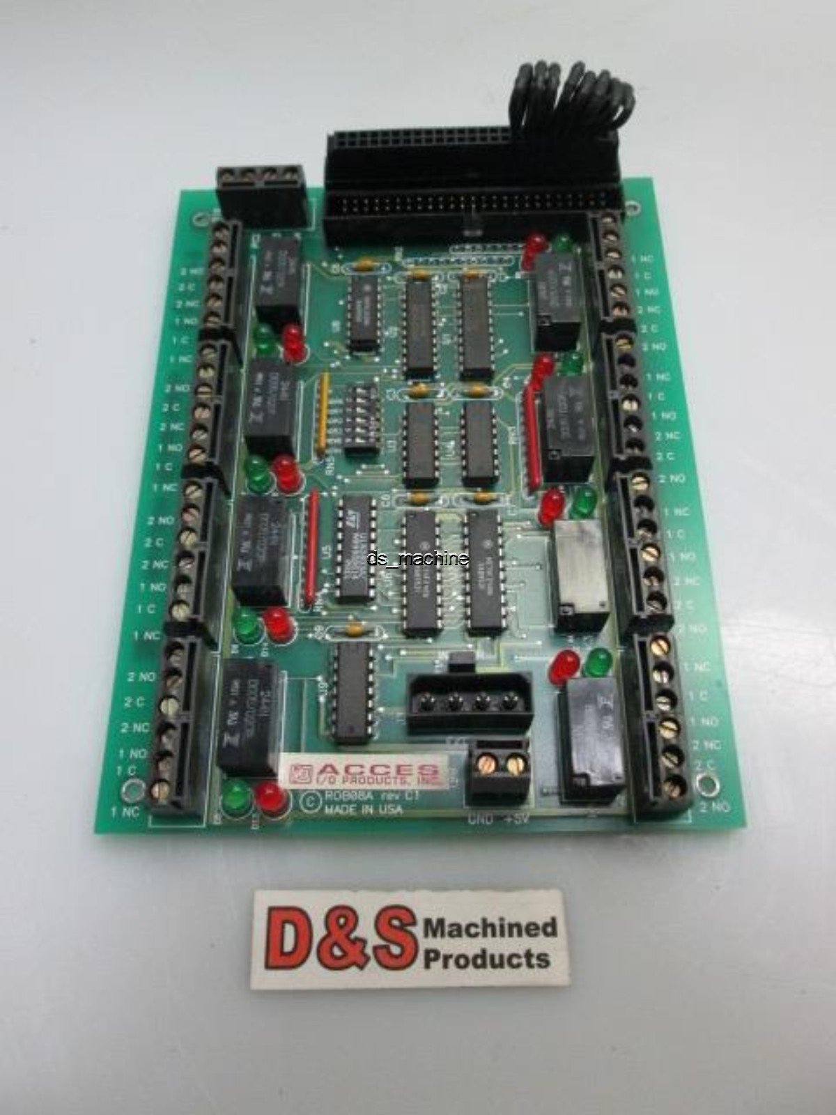 Used Acces I/O Products PCI Controller Board ROB08A Rev C2