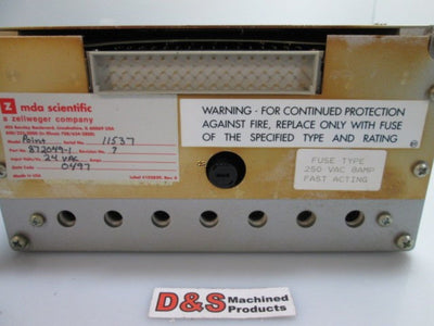 Used Zellweger MDA Scientific 872049-1 Point Module 24VAC