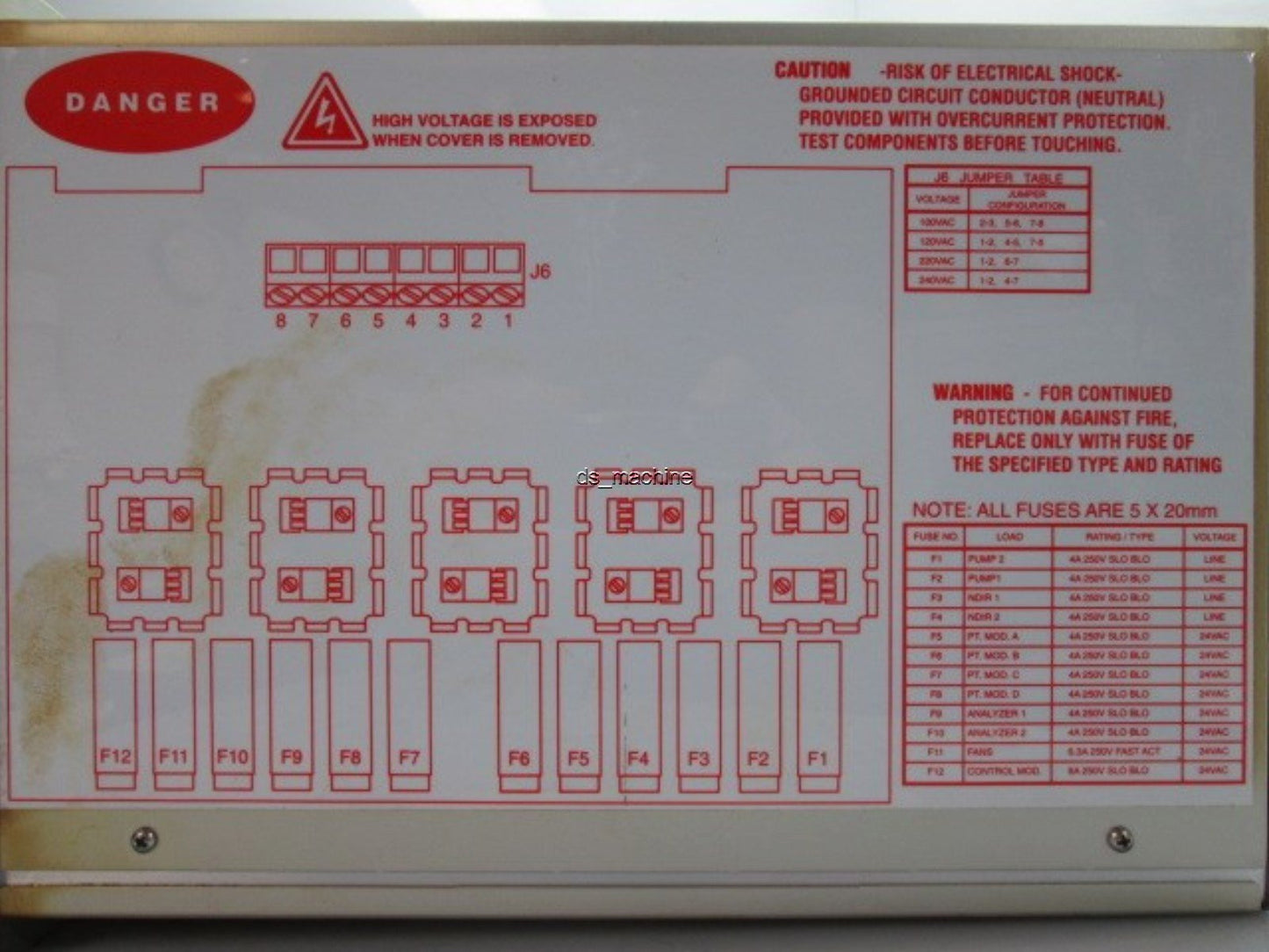 Used MDA Scientific 872260 Power Module 120 VAC