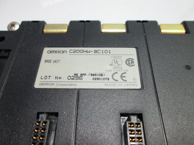 Used OMRON C200HW-BC101 Base Unit 10-Slot