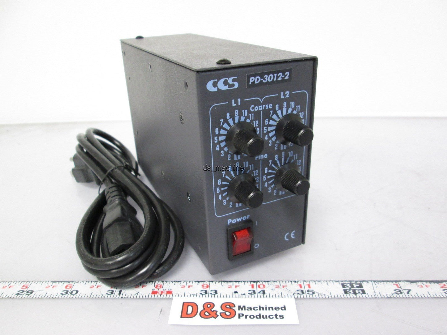 Used CCS PD-3012-2 LED Light Controller 2 Channel 120-240VAC w/Remote Option