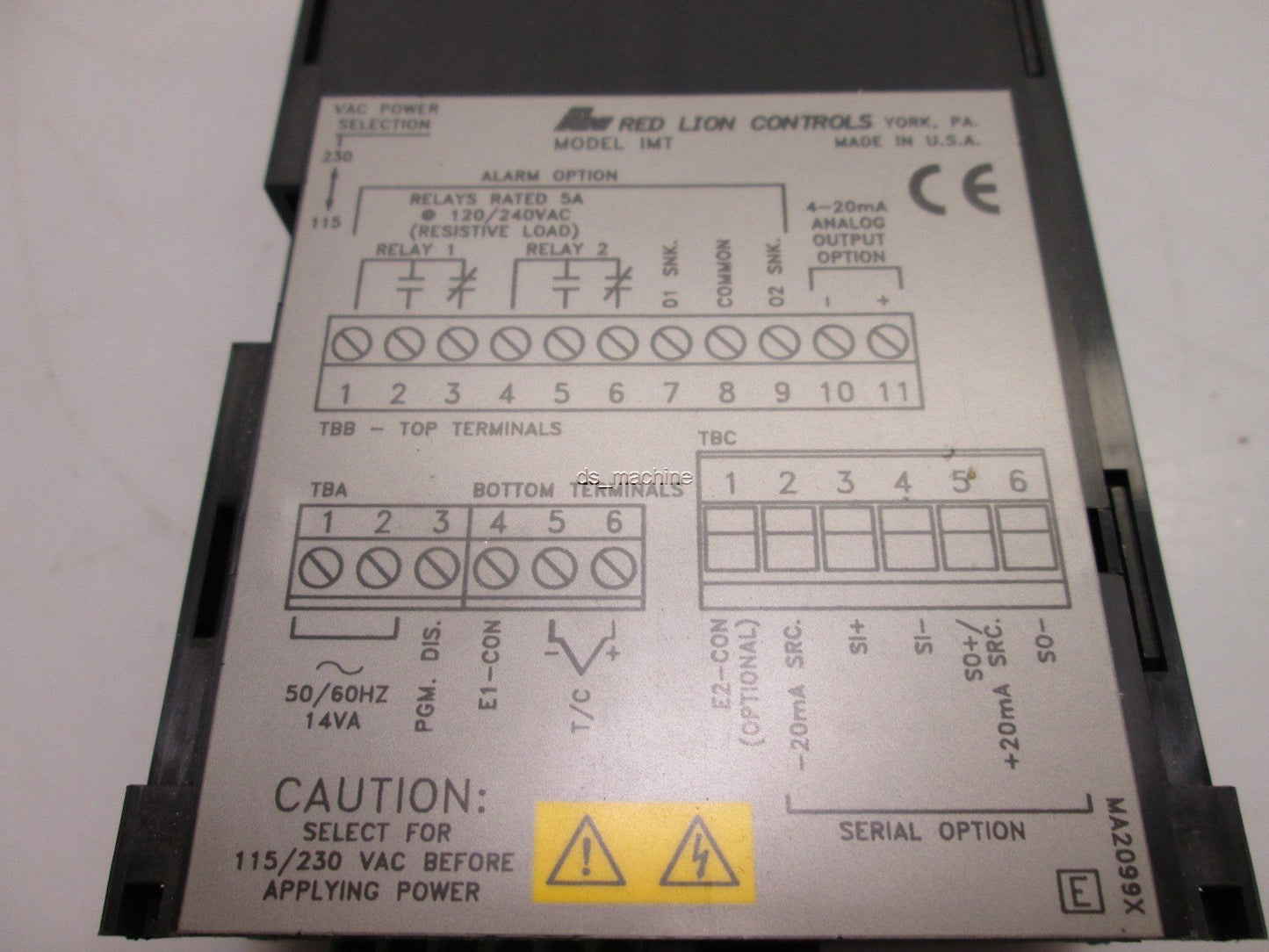 Used Red Lion Controls IMT02060 Apollo Intelligent Thermocouple Meter *No Gasket*