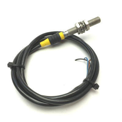 Used Turck BI1.5-EG08-AP6X-V1131 Inductive Proximity Sensor, 1.5mm, 10-30VDC, NO PNP