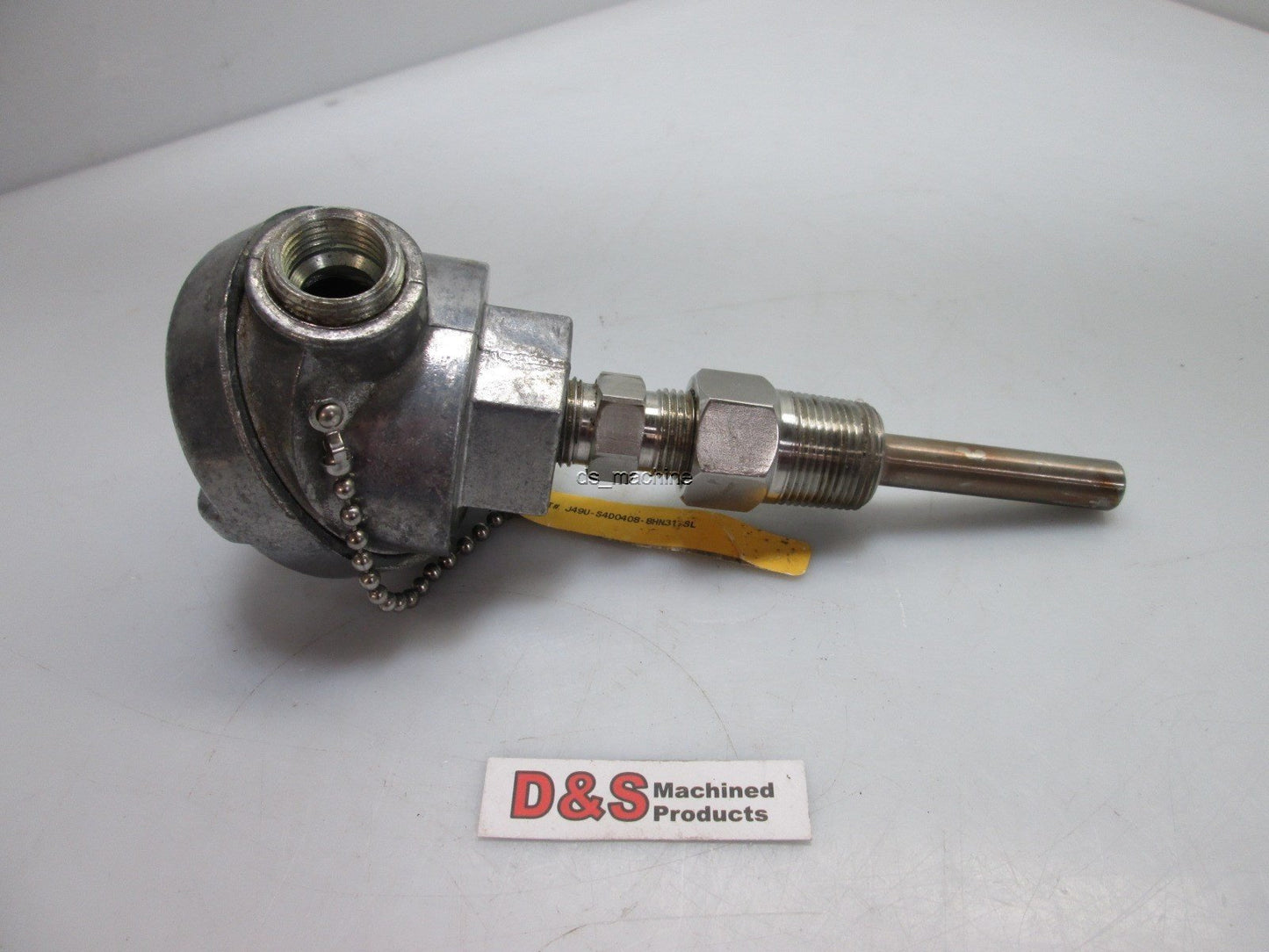 Used Pyromation J49U-S4D0408-8HN31-SL Thermocouple w/316-HT-208042 1/2" Shaft Dia