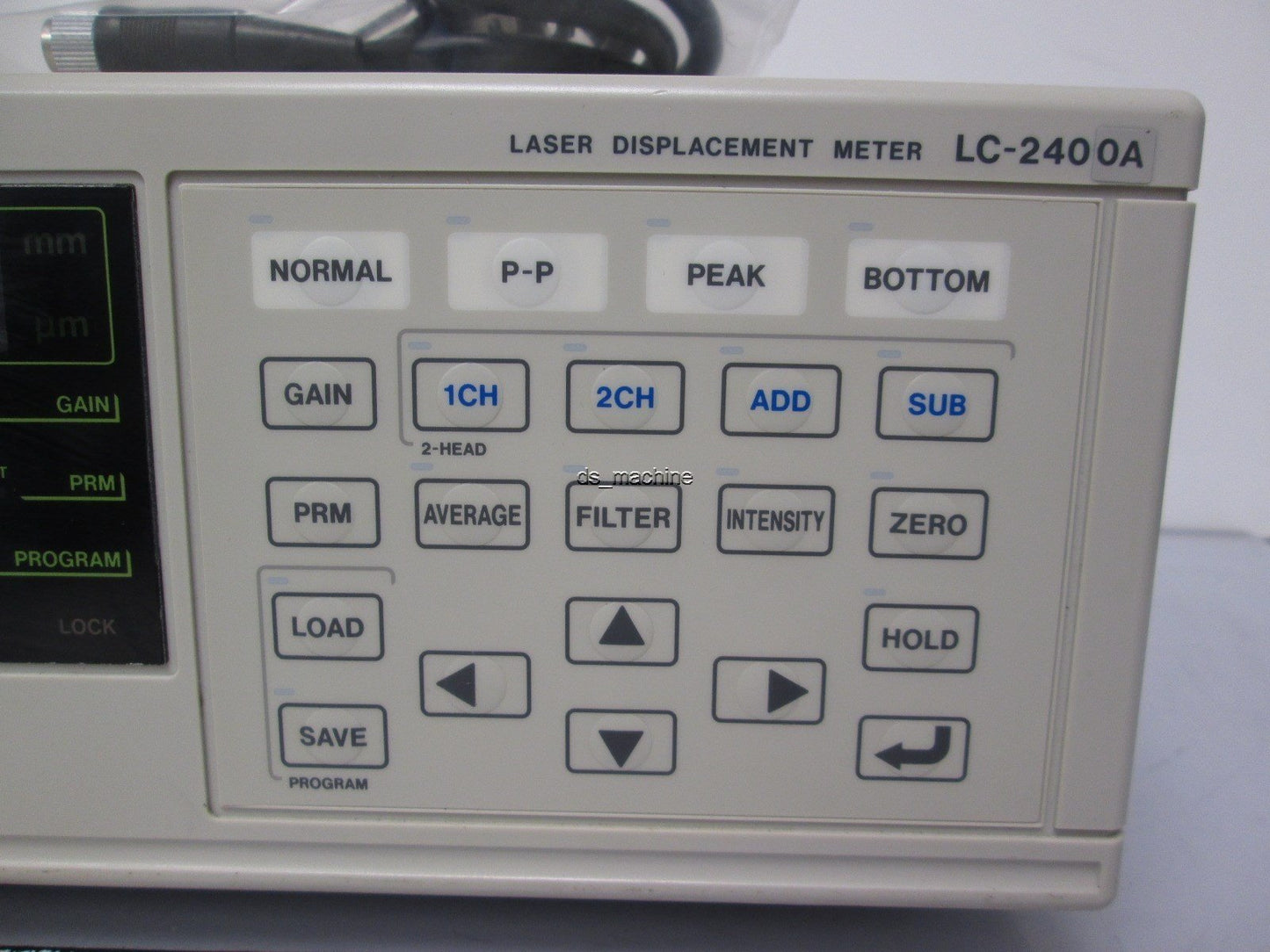 Used Keyence LC-2400A Laser Displacement System w/ Dual Laser Interfaces, Digital I/O