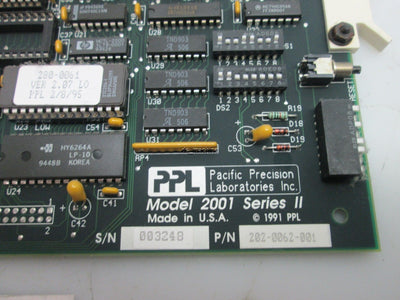 New – Open box Pacific Precision Labs 2001 Series-II 202-0062-001 Control Unit Board