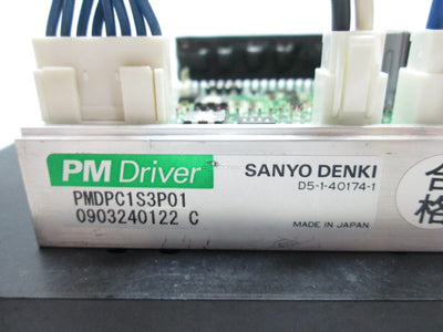 Used Sanyo Denki PMDPC1S3P01 PM Driver Micro-Step 5-Phase Stepping Driver w/Heatsink