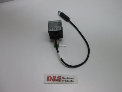 Used Sunx DP2-22F-P Digital Pressure Sensor, 10" Cable