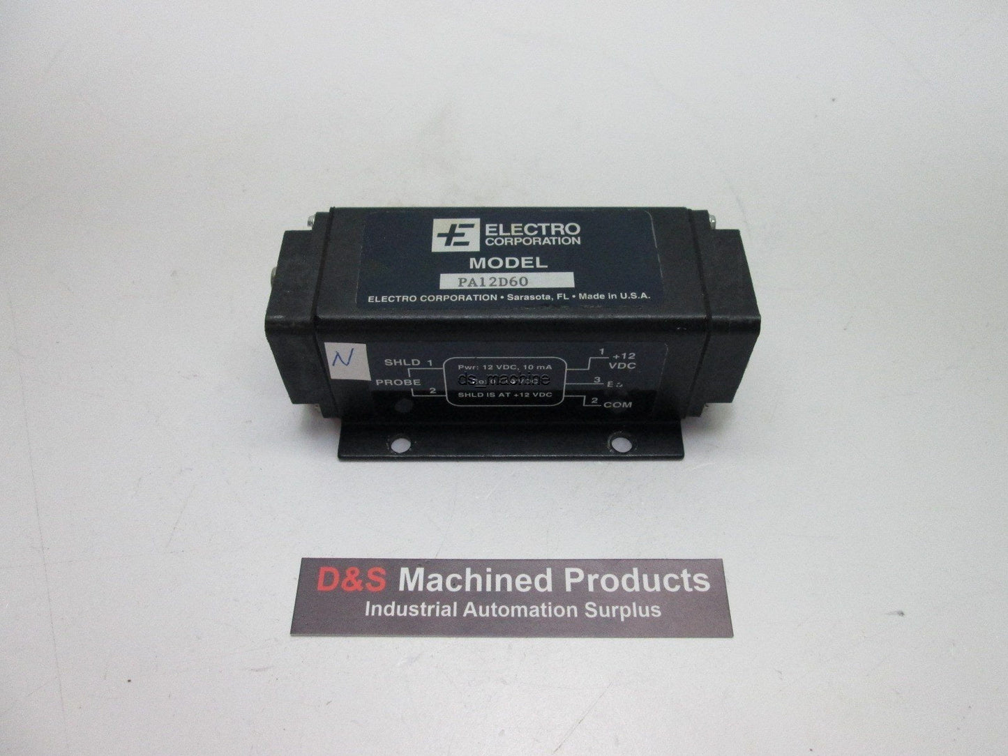 Used Electro PA12D60 Proximity Sensor 12VDC