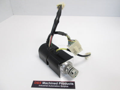 Used Tamagawa 4501N6032E100 AC Servo Motor, 100V, 30W, 3/16" Coupler