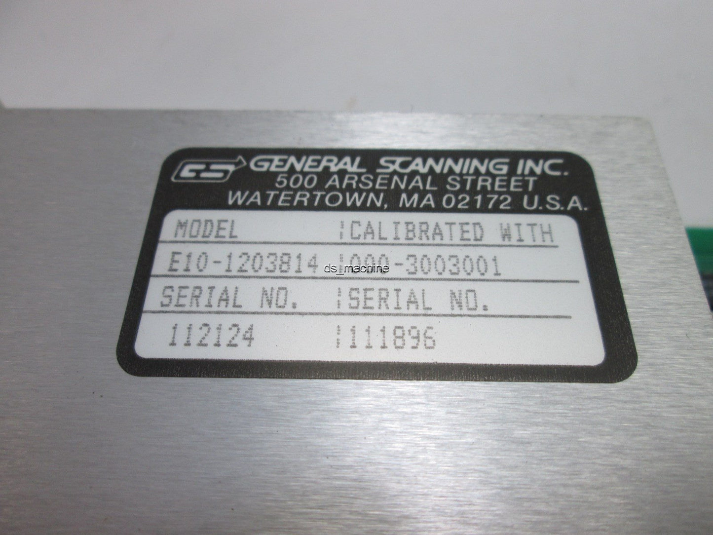 Used General Scanning E10-1203814 000-3003001 X-Servo Board