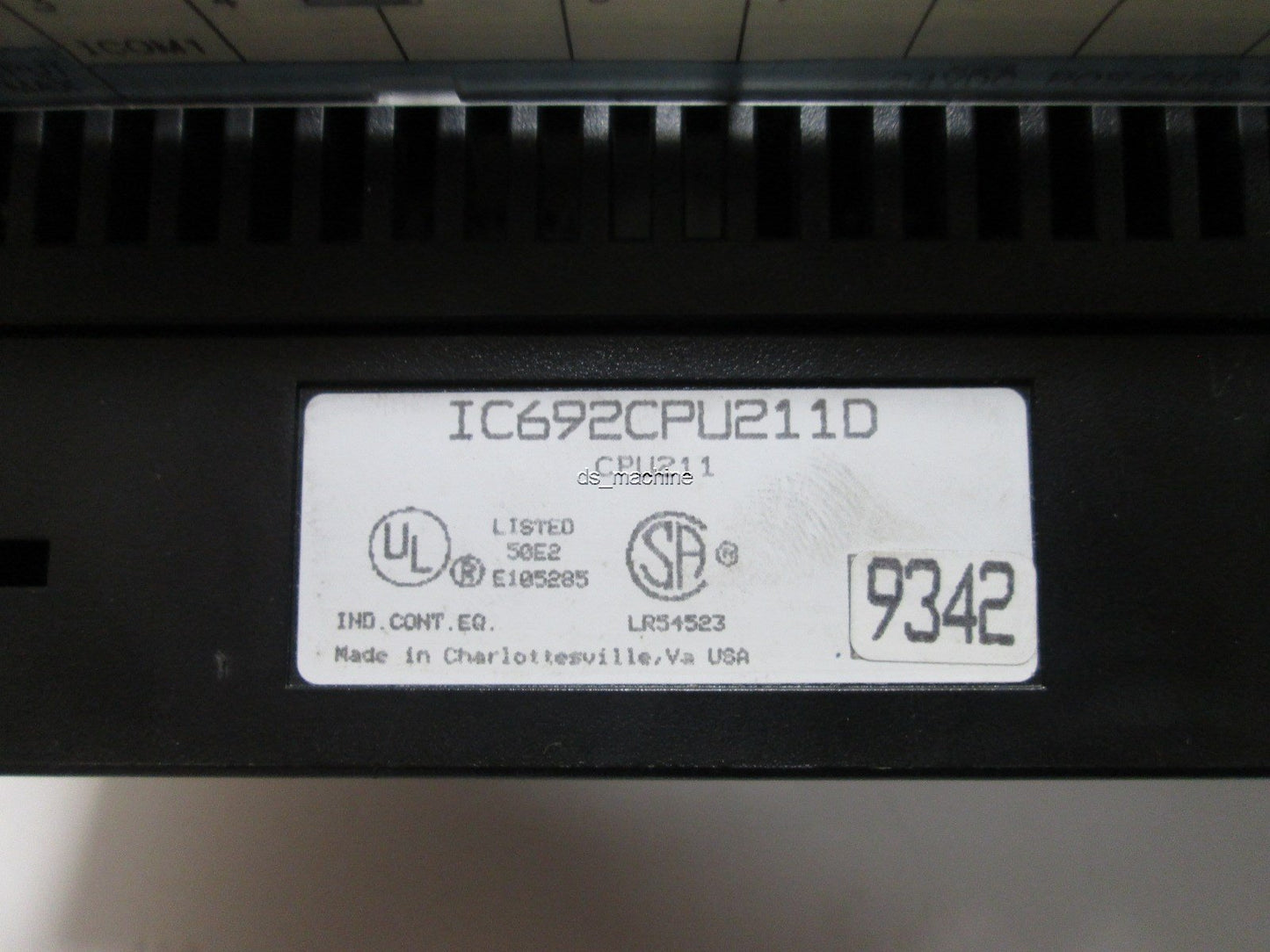 Used Ge Fanuc IC692MDR541C I/O Module w/Ge Fanuc IC692CPU211D CPU Module