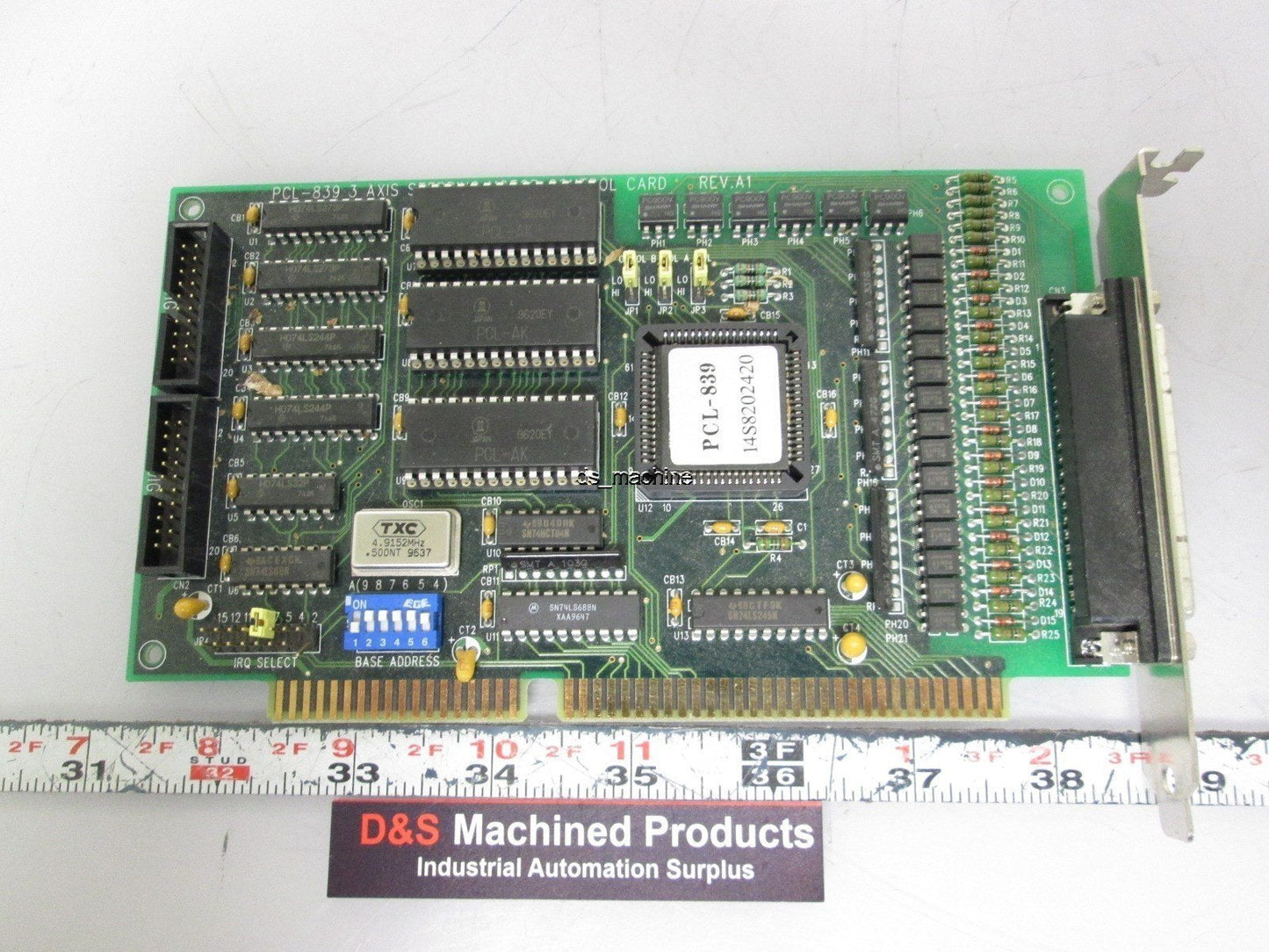 Used Advantech PCL-839 Rev. A1 3-Axis Stepping Motor Control Card 16-Bit ISA