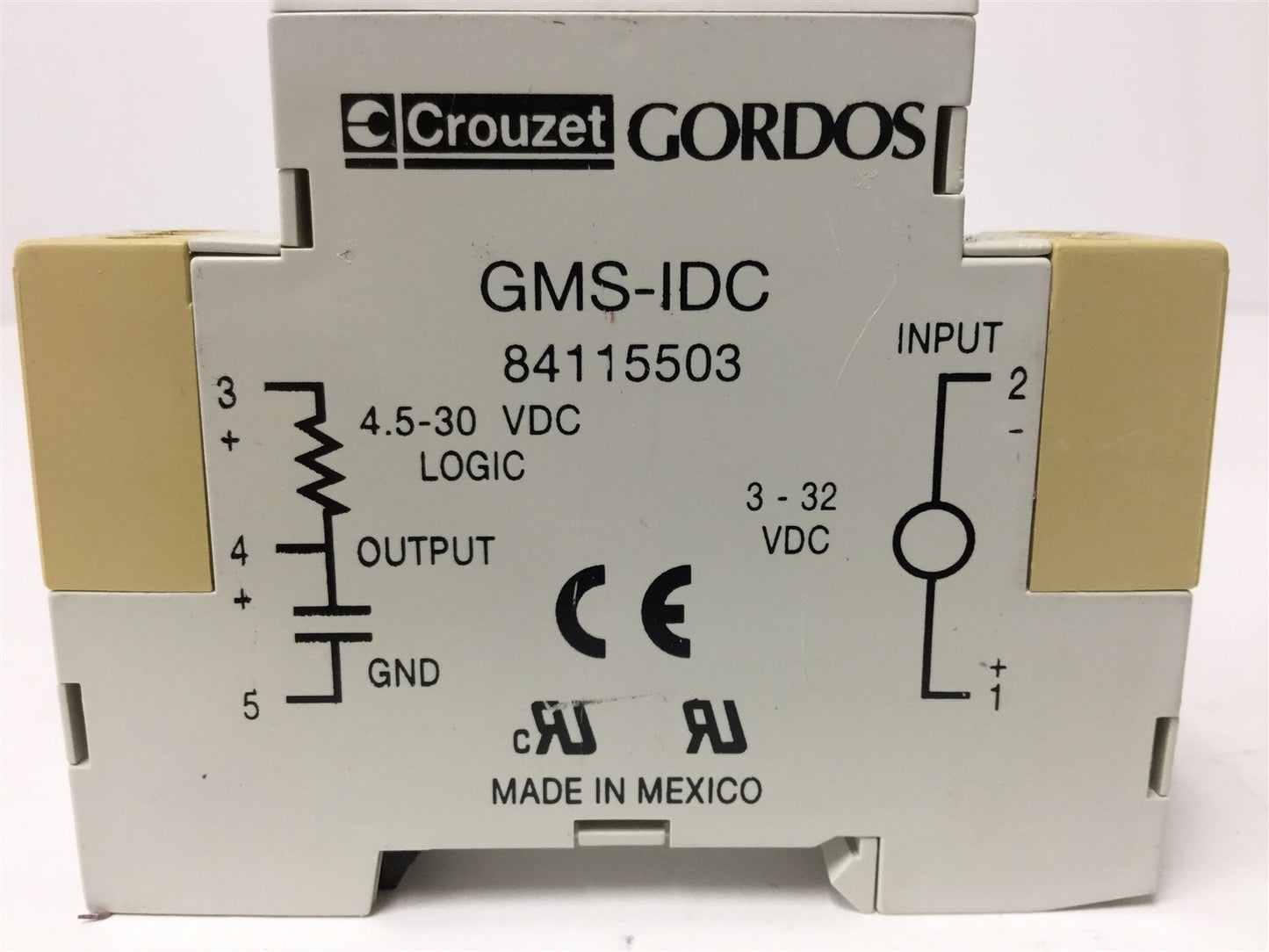 Used Lot of 4 Crouzet GMS-IDC 84115503 Input Module 4.5-30VDC Output, 3-32VDC Input