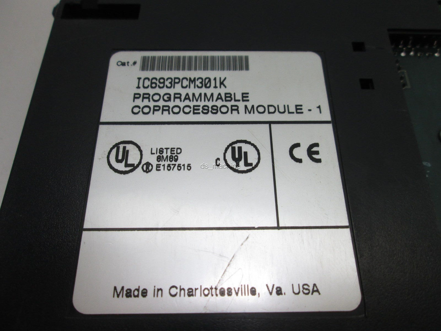 Used Ge Fanuc IC693PCM301K Programmable CoProcessor 192K, Missing Cover