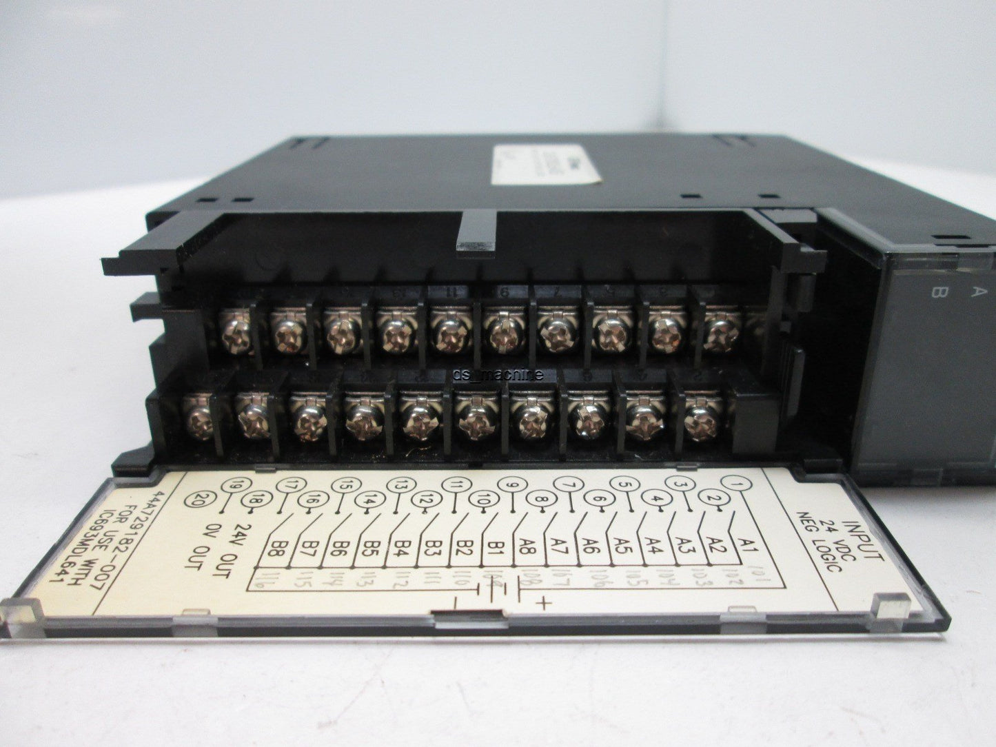 Used Ge Fanuc IC693MDL641B Input Module 24VDC 16PT NEG LOGIC