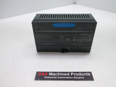 Used Ge Fanuc IC200MDL741B Positive Logic Output Module, 24VDC, 0.5A, 16PT