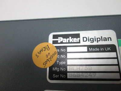 Used Parker BLH75B Digiplan Brushless Servo Drive