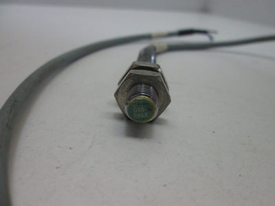 Used Turck Bi1-G08-AN6X-H1341 Proximity Sensor, 10-30VDC, 1mm Range w/Cable 22"