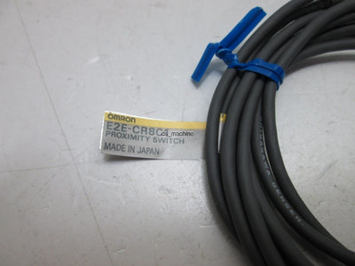 Used Omron E2E-CR8C1 Proximity Switch, 0.8mmñ15% Sensing Range, 12-24VDC