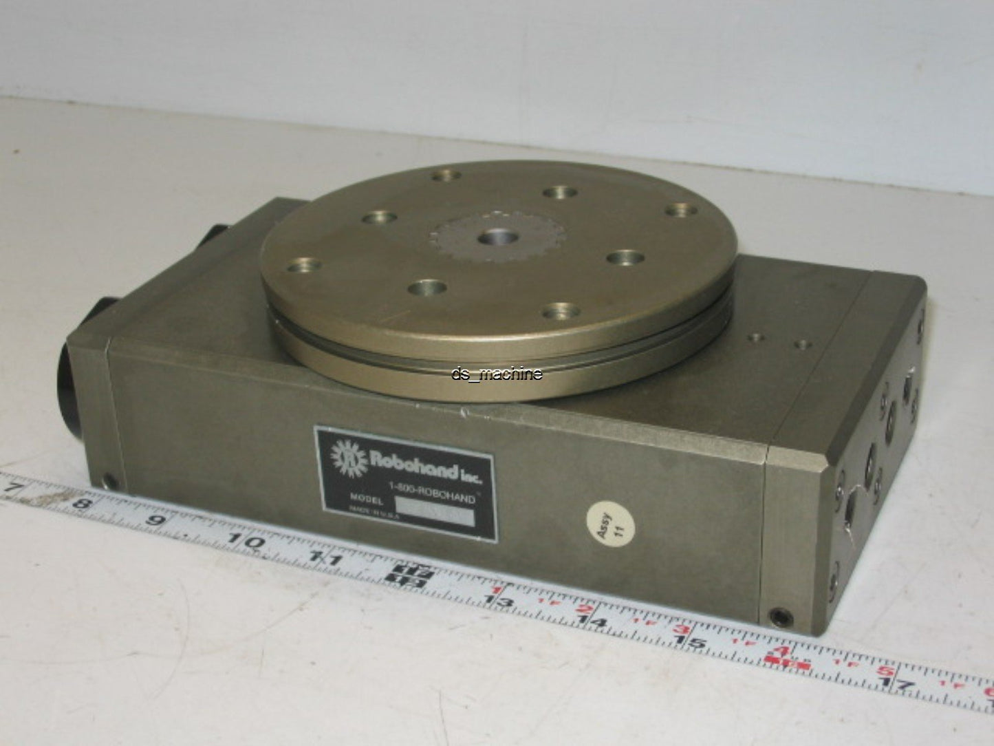 Used Robohand RR-56M-45 Heavy Duty Rotary Actuator, 45degree, 30lb Payload, 311-in-lb