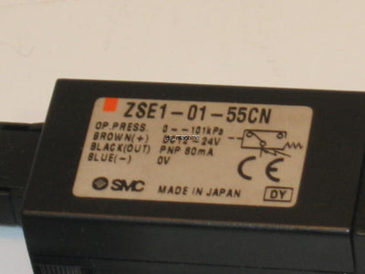 Used SMC ZSE1-01-55CN Pneumatic Vacuum Switch