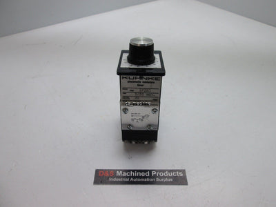 Used Kuhnke PMT 1F2B3 Pneumatic Miniature Timer, 3-30sec, 30PSIG *Visible Gap*